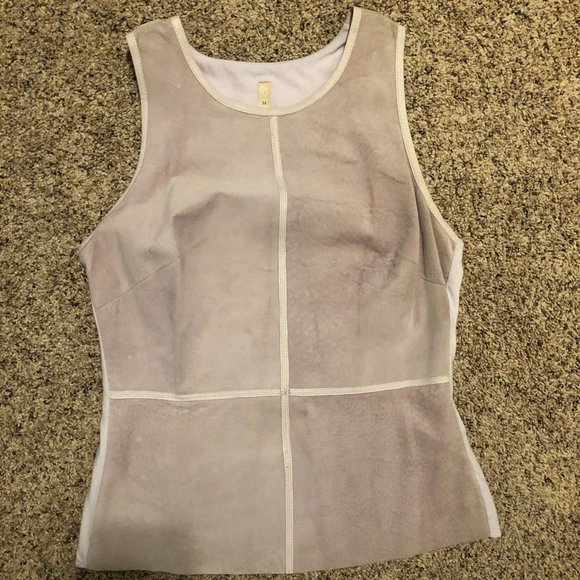 Tops - NWOT- Lavender suede sleeveless top